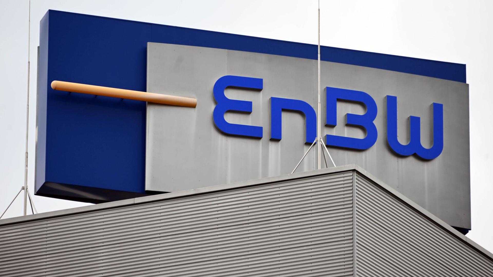 Ein Logo des Energiekonzern EnBW.