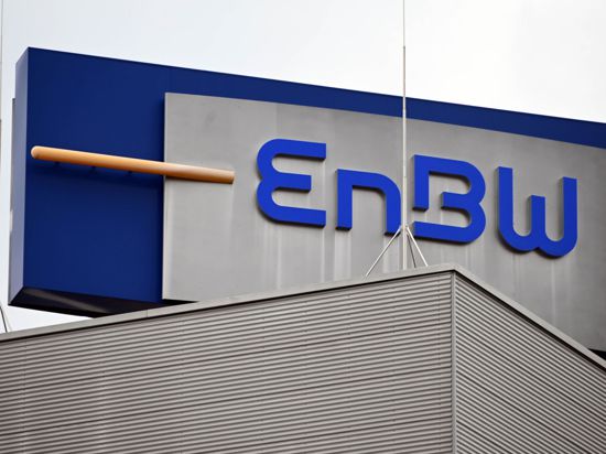 Ein Logo des Energiekonzern EnBW.