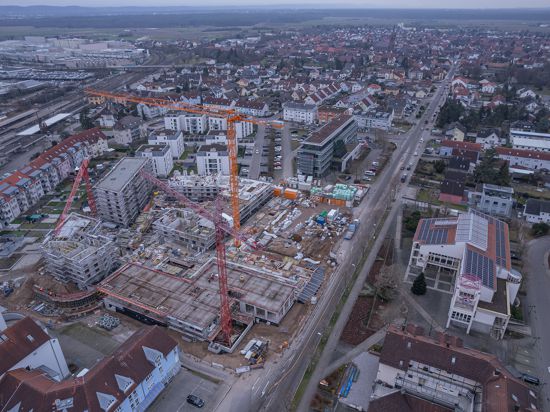 Luftbild Quartier Neue Mitte Graben-Neudorf