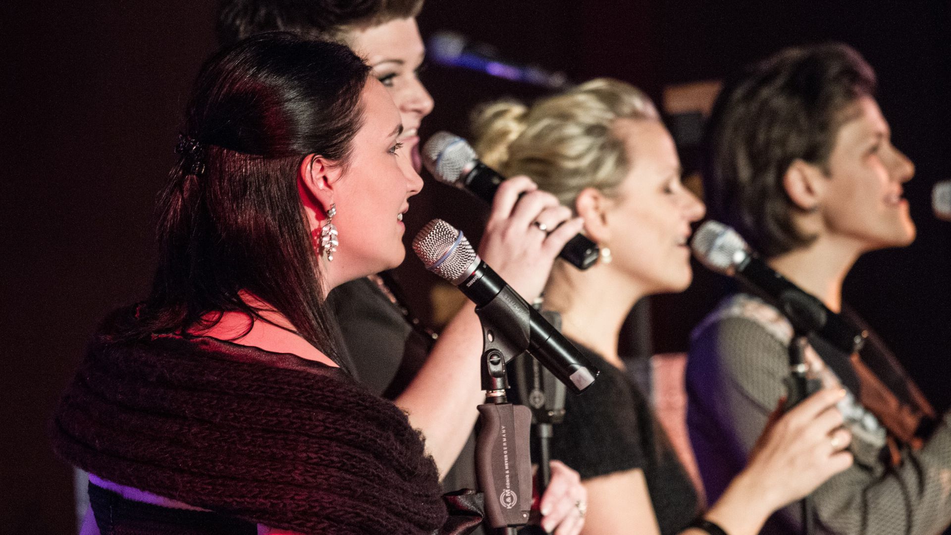 Vier Frauen, vier Stimmen: Seit 20 Jahren geht die Cover-Band Sistersquare auf die Bühne.