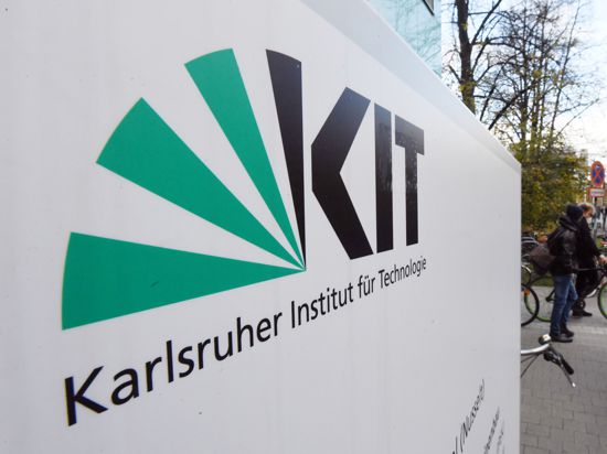 Ein Logo des Karlsruher Institut für Technologie (KIT). (zu dpa: «Vier Universitäten aus dem Südwesten erhalten Millionen-Förderung») +++ dpa-Bildfunk +++