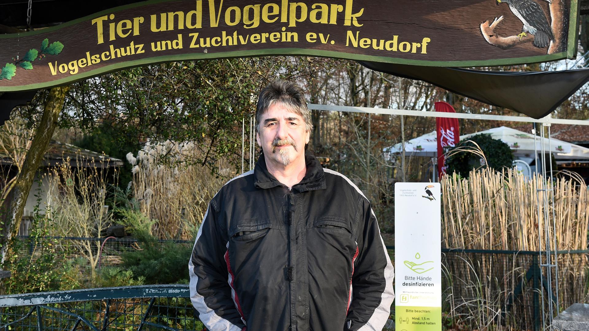 06.12.2021 Vorsitzender der Vogelfreunde Neudorf Günter Herzog