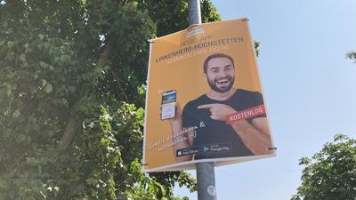 Werbung für die Regio-App macht die Gemeinde Linkenheim-Hochstetten.  In der Anwendung gibt es Informationen aus der Gemeinde und den Vereinen. 