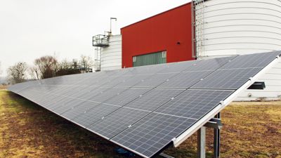 In Photovoltaikanlagen wie hier am Klärwerk investiert Linkenheim-Hochstetten stark. Darüber hinaus befürworten die Gemeinde Ausweisungen von Vorranggebieten für Freianlagen. 