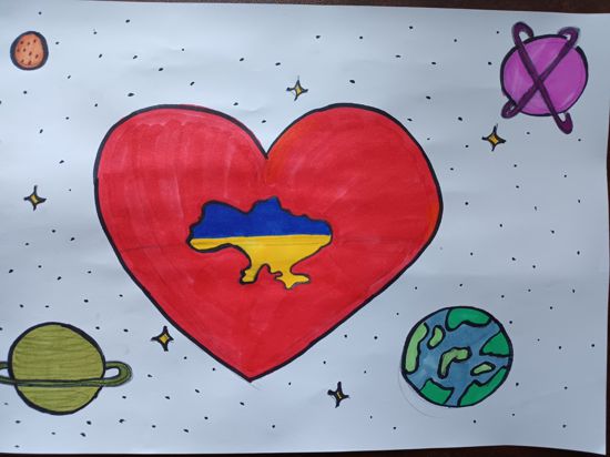 Das Herz zählt: Kinder aus Deutschland zeigen den Kindern in der Ukraine, dass sie nicht allein sind