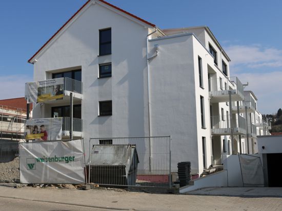  Neubau des Mehrfamilienhauses für das Projekt „Mittendrin leben“ als Außenansicht