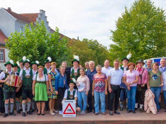 Der Schützenverein aus Pauluszell und der Schützenverein Weingarten sind eng befreundet