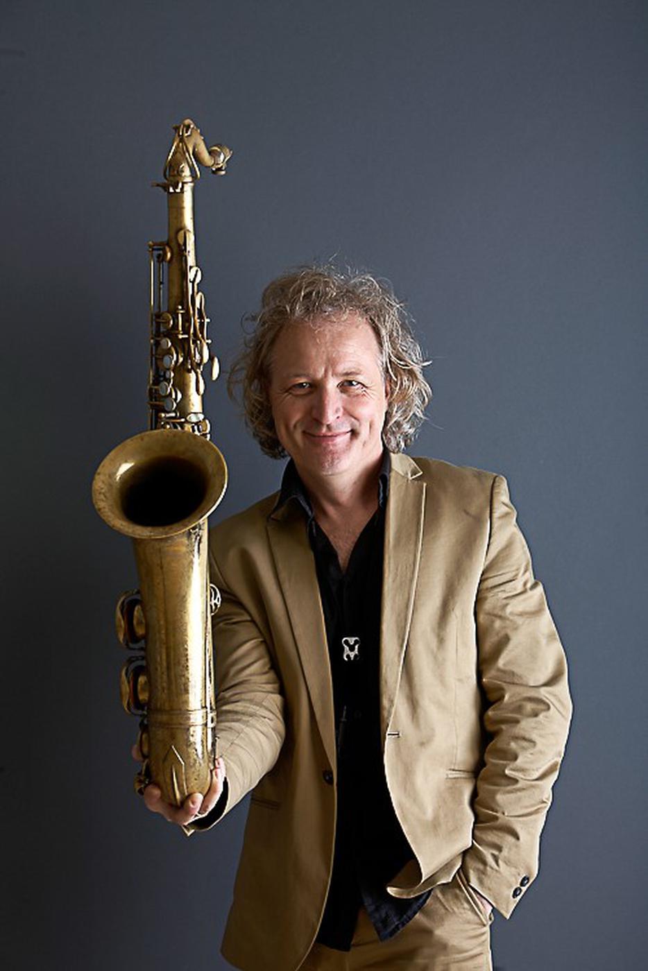 Saxofonist Peter Lehel