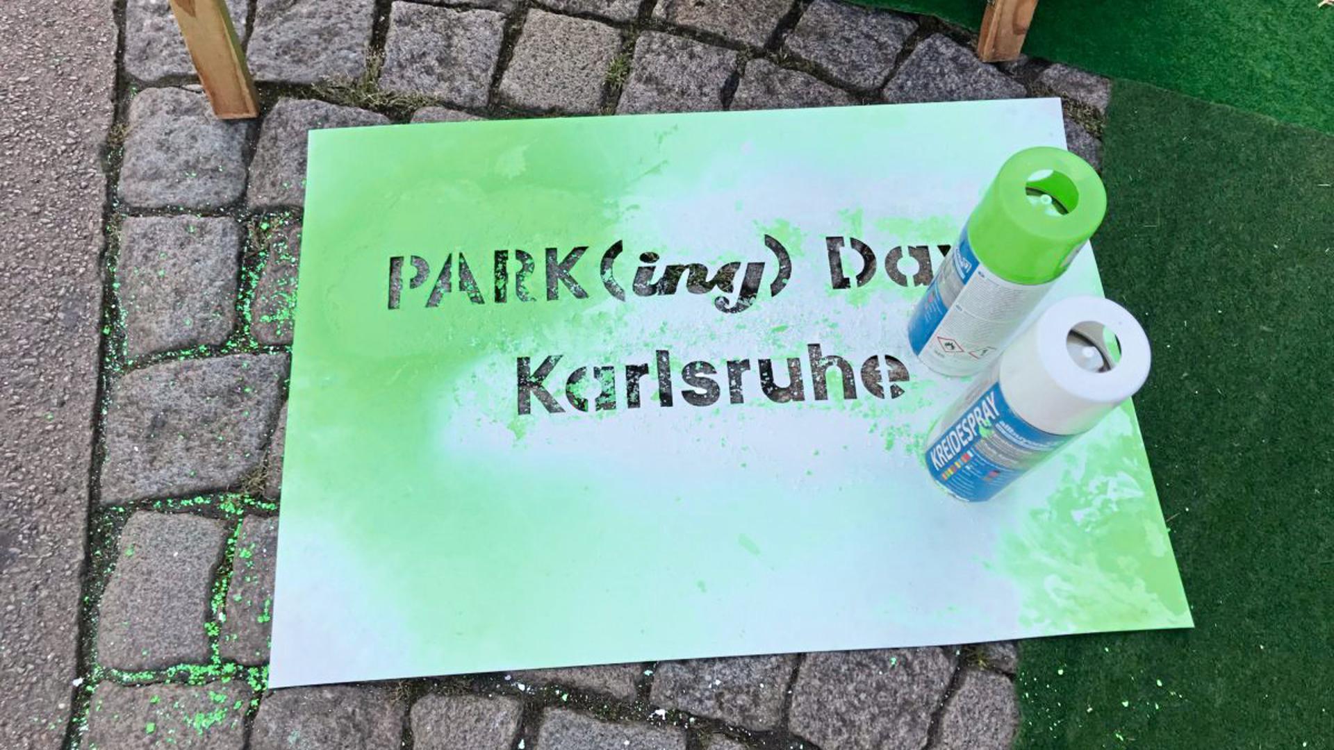 Parking Day 2019 in der nördlichen Karlstraße in Karlsruhe
