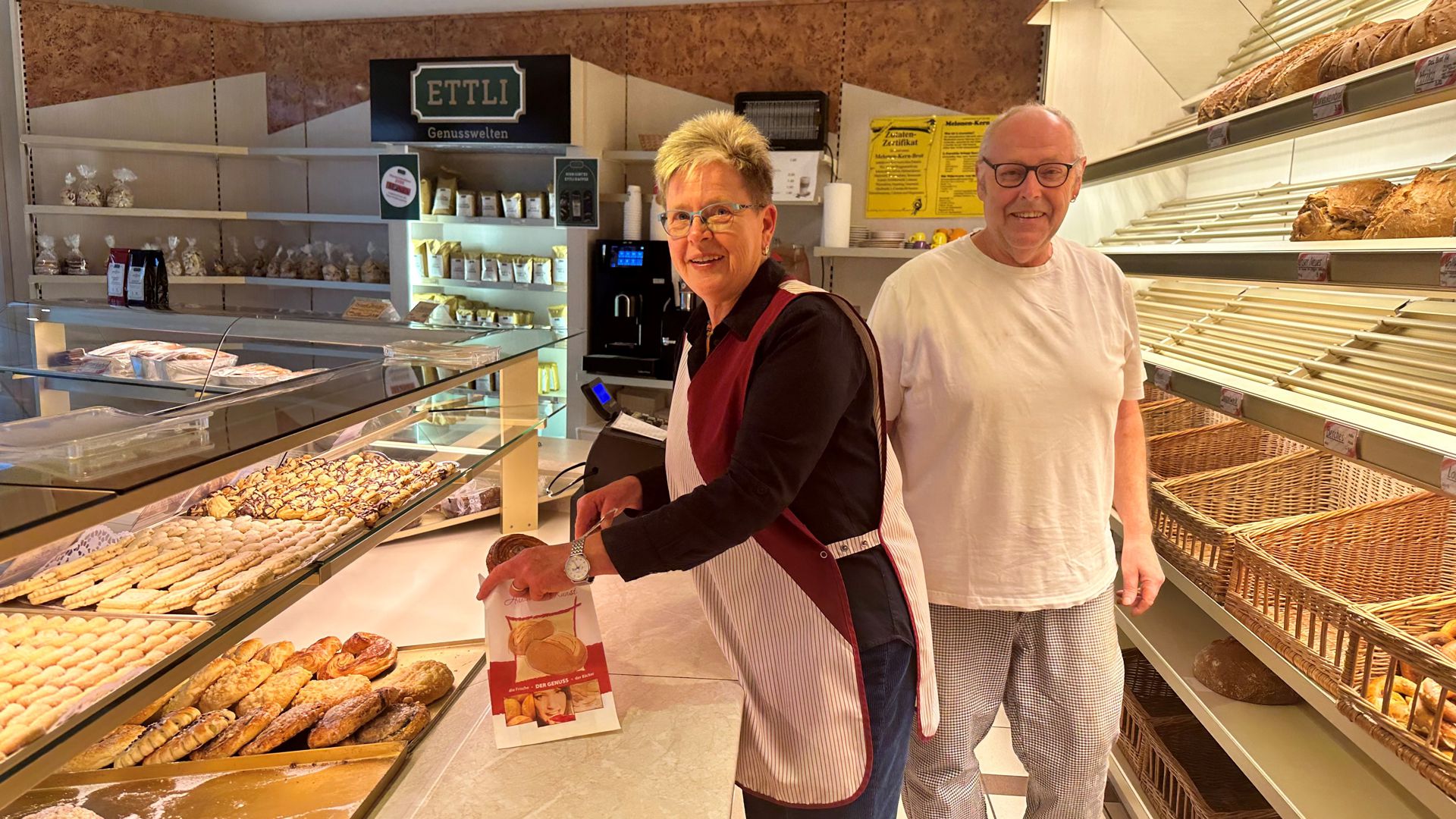Jörg und Susanne Stucky aus Pfinztal stellen noch vor Weihnachten den Betrieb ihrer Familienbäckerei ein.
