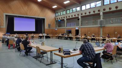 Gemeinderatssitzung in Halle