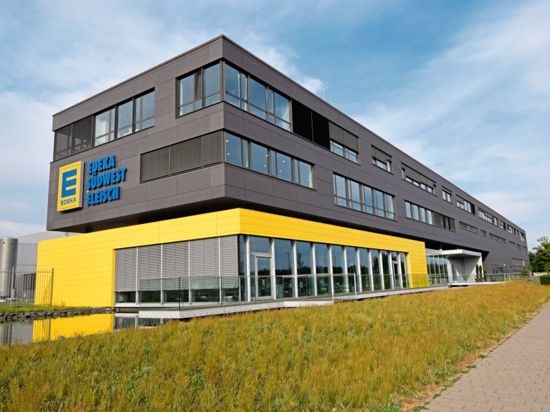 Die Zentrale von Edeka Südwestfleisch in Rheinstetten. Mehr als 1.000 Angestellte sind hier in der Fleischverarbeitung tätig.