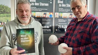 Gerhard Jaworek (links) und Andreas Held (Stadt Rheinstetten, Beirat für Menschen mit Behinderung).