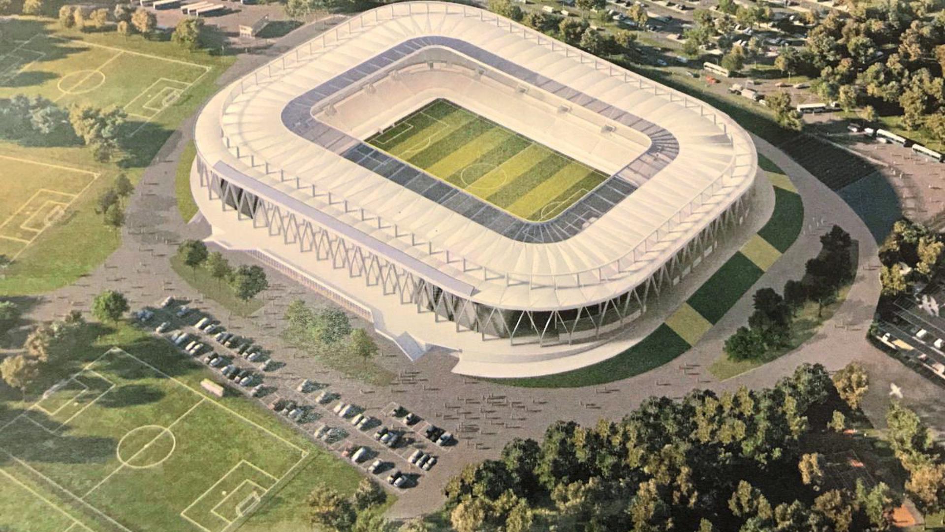 So soll das neue Stadion aussehen.