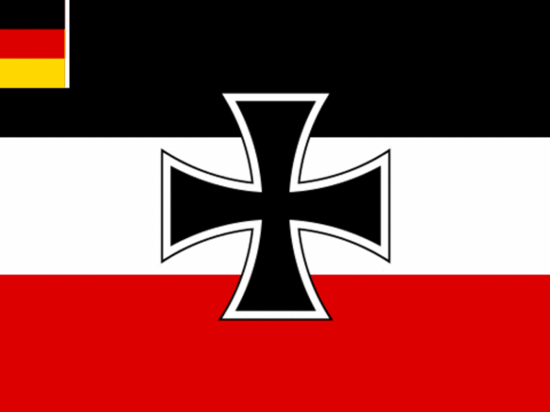 Verharren im Vergangenen: Die historische Reichskriegsflagge aus der Zeit der Weimarer Republik wird von manchen Reichsbürgern als Symbol verwendet.