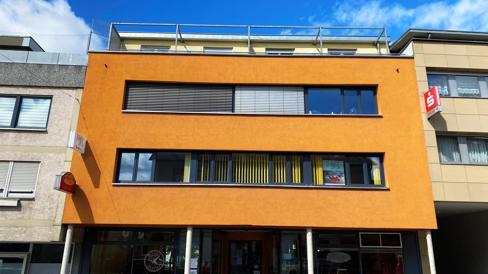Das Bürogebäude der MJR GmbH in Knittlingen.