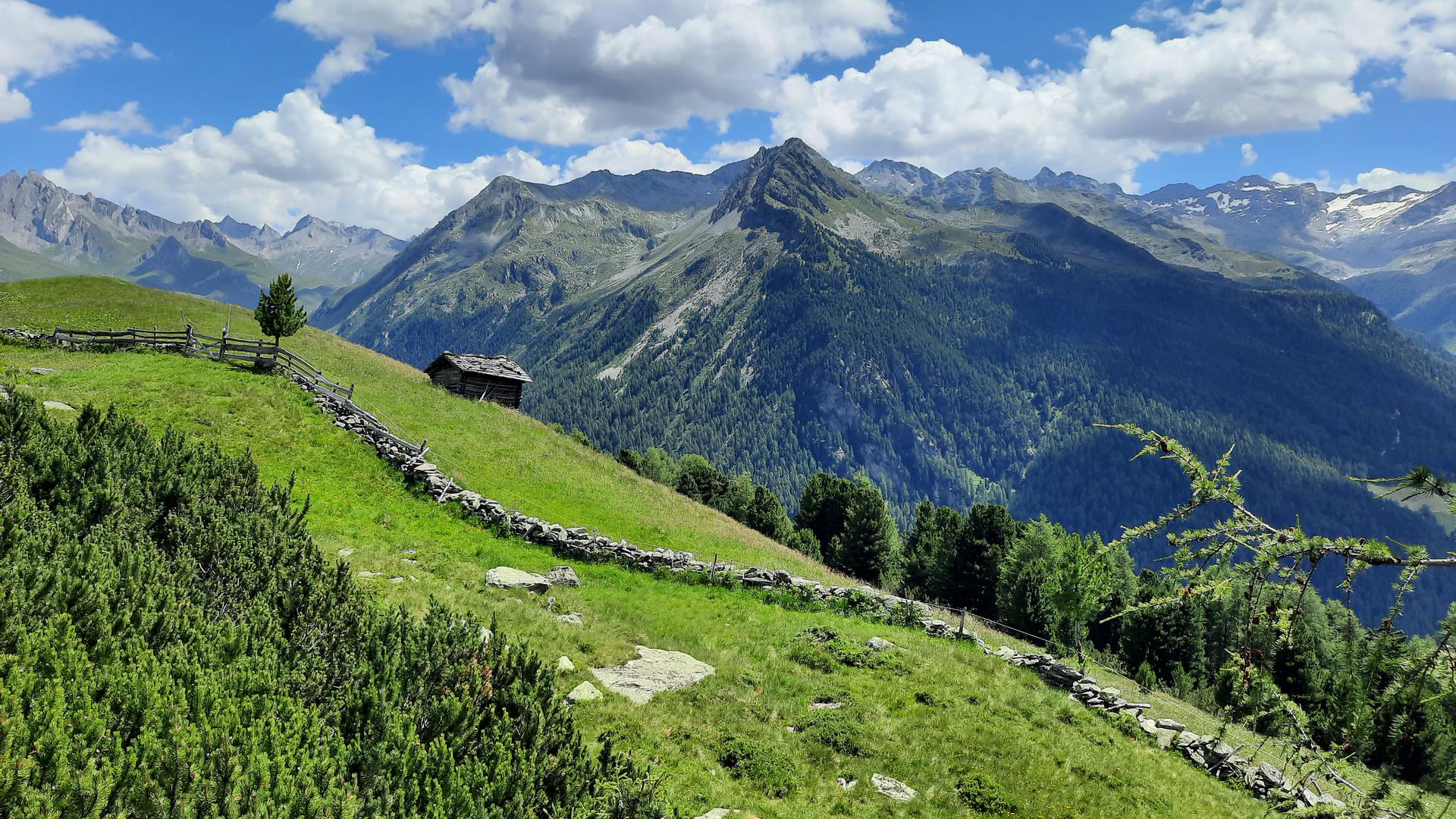 Bergpanorama bei Rasen-Antholz in Südtirol von Tanja Büchele aus Kürnbach.