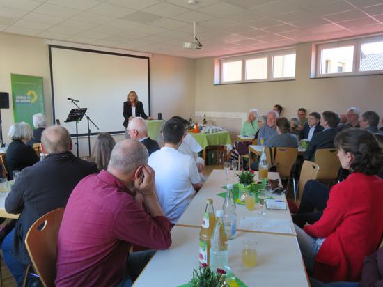Landtagsabgeordnete Andrea Schwarz (Grüne) startet dank des politischen Engagements in Bretten optimistisch ins Jahr 2024