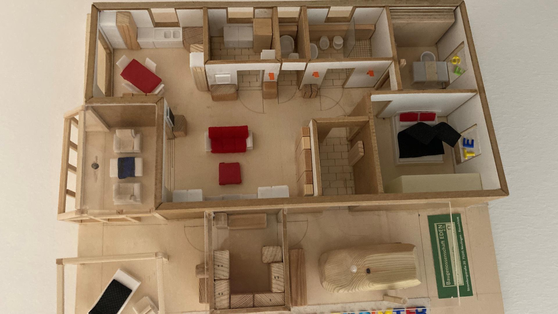 Modell einer Wohnung