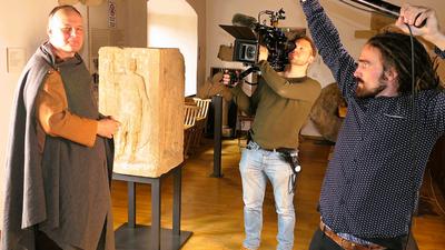 Das Fragment einer Jupitergigantensäule im Heimatmuseum Mühlacker ist rund 1.800 Jahre alt.