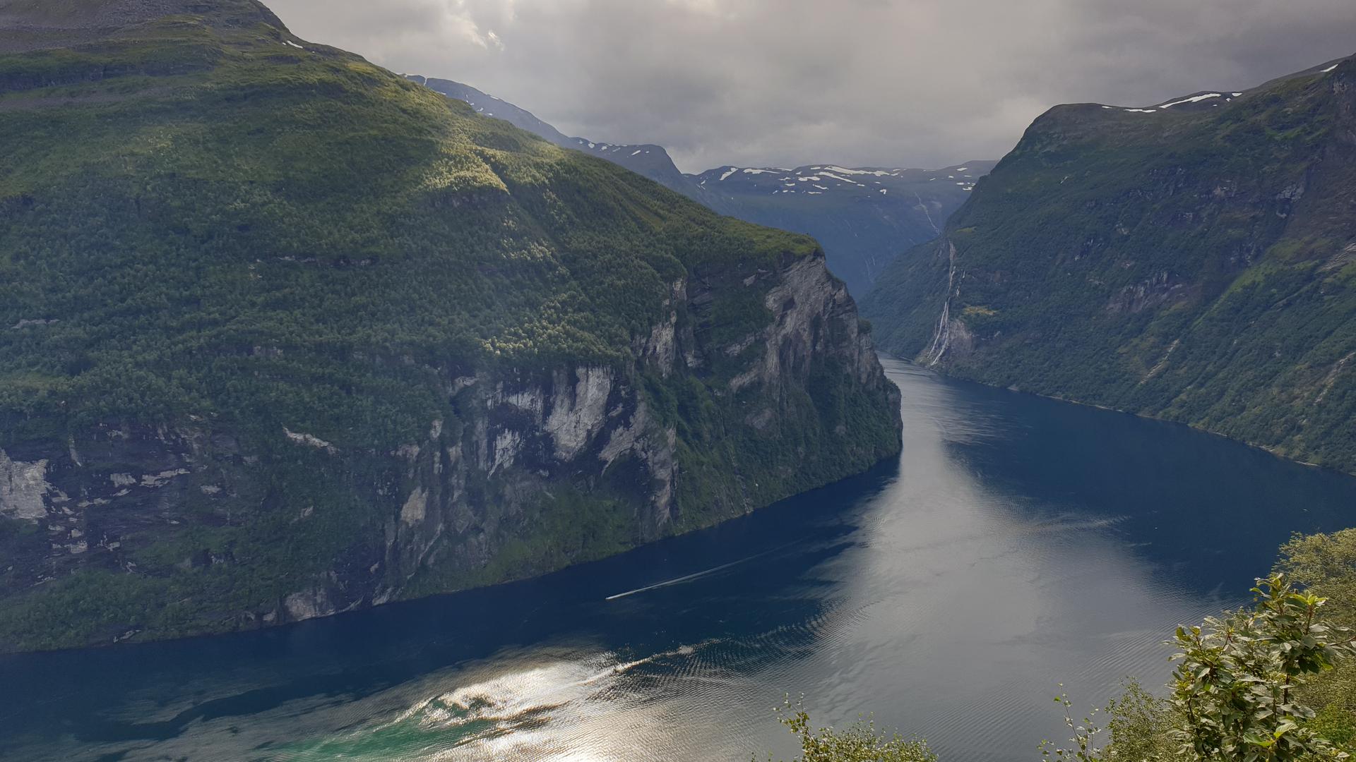 Geirangerfjord in Norwegen von Annette Lang-Heneka aus Bretten.

