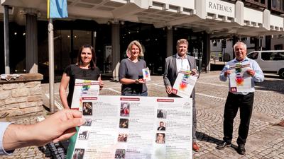 Vertreter der Stadt Bretten stellen das Sommer-Kulturprogramm vor.