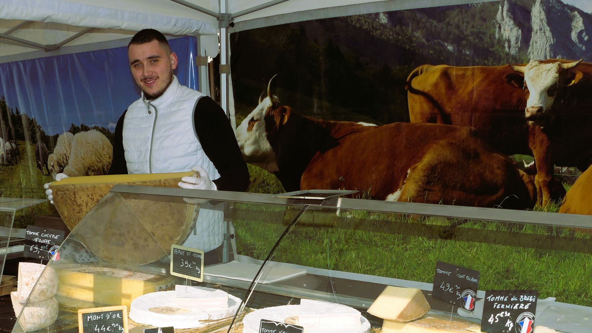 Antony aus Seine-et-Marne ist Spezialist für Käse.