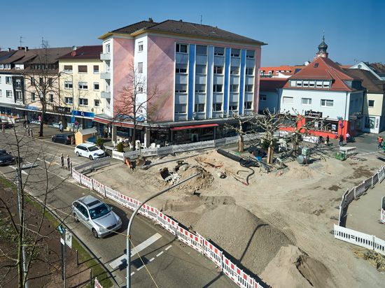 Baustelle Schönbornplatz Bruchsal
