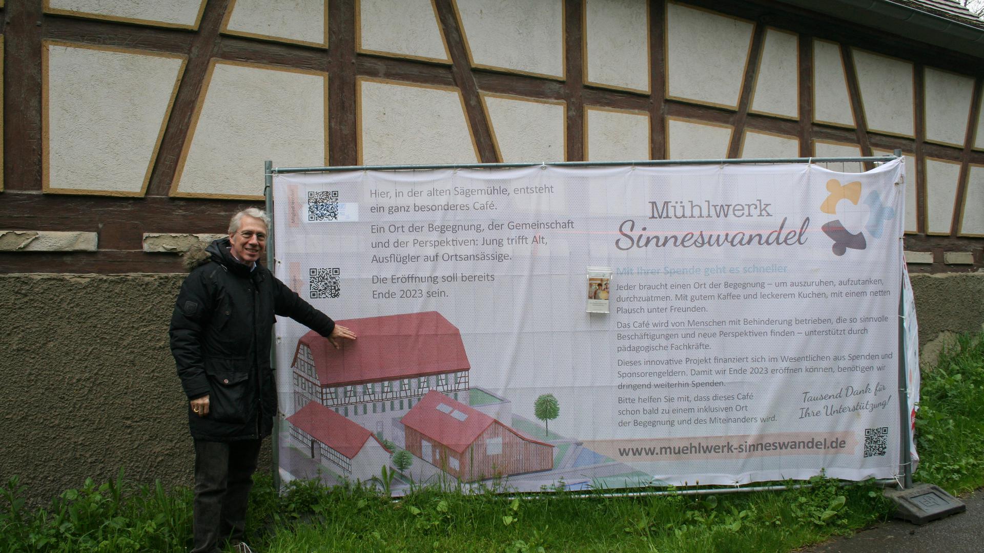 Auf dem Gelände der Alten Mühle entsteht ein ganz besonderes Inklusionsprojekt erklärt Felix Rominsk