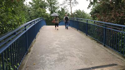 blaue Brücke, L618, Südstadt, Bruchsal