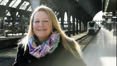 Stefania Hapis ist Fahrdienstleiterin bei der Bahn
