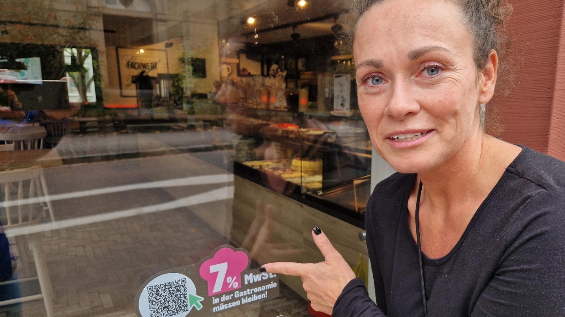 Viele Gastronomiebetriebe, so auch Annette Venohr in Bruchsal-Heidelsheim, wehren sich gemeinsam mit dem Deutschen Hotel- und Gaststättenverband gegen die Anhebung der Mehrwertsteuer von sieben auf 19 Prozent. 