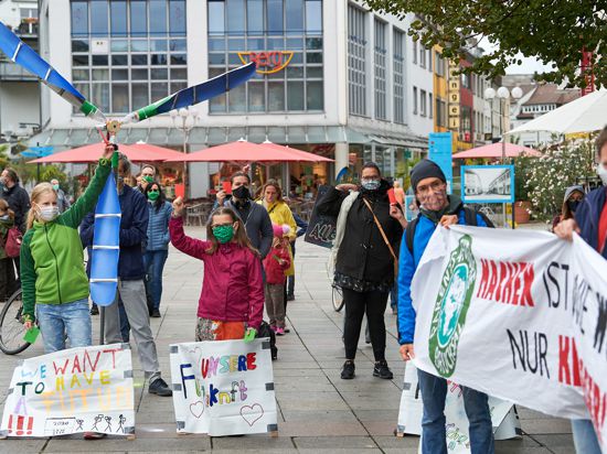 Klimastreik friday for future Marktplatz Bruchsl