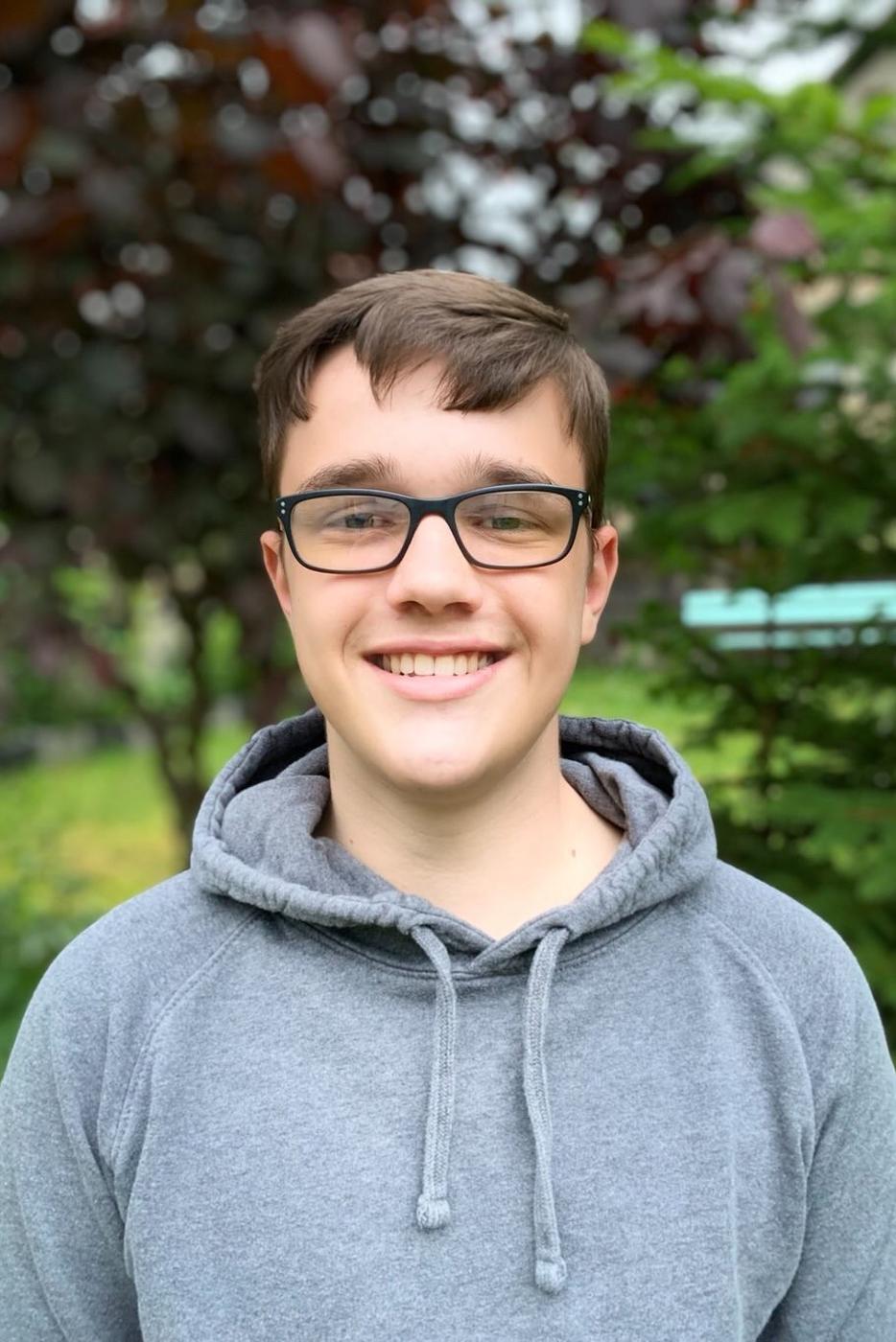 Luca Butterer, 16 Jahre, aus Obergrombach, seit Mai 2020 im Jugendgemeinderat Bruchsal