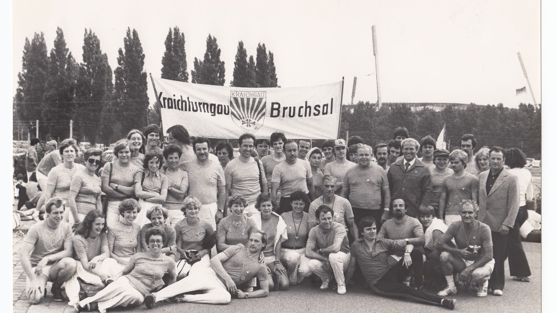 Mit einer großen Gruppe beteiligte sich der Kraichturngau Bruchsal am Deutschen Turnfest 1978 in Hannover.