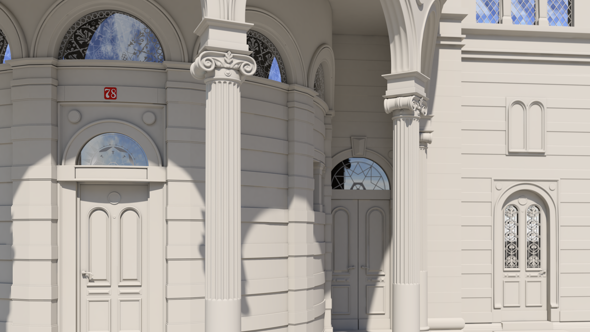 CAD Rekonstruktion Bruchsaler Synagoge