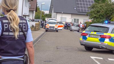 Einsatz wegen erschossenem Mann in der Wilare Straße in Ubstadt-Weiher
