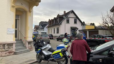 Wiesenstraße Bruchsal Polizeieinsatz