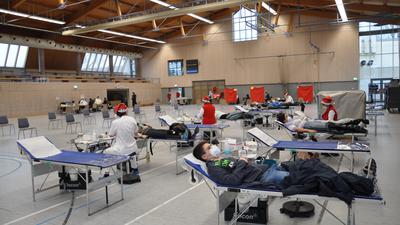Lußhardthalle Hambrücken Blutspenden DRK Blut