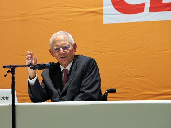 CDU Wolfgang Schäuble Altenbürghalle
