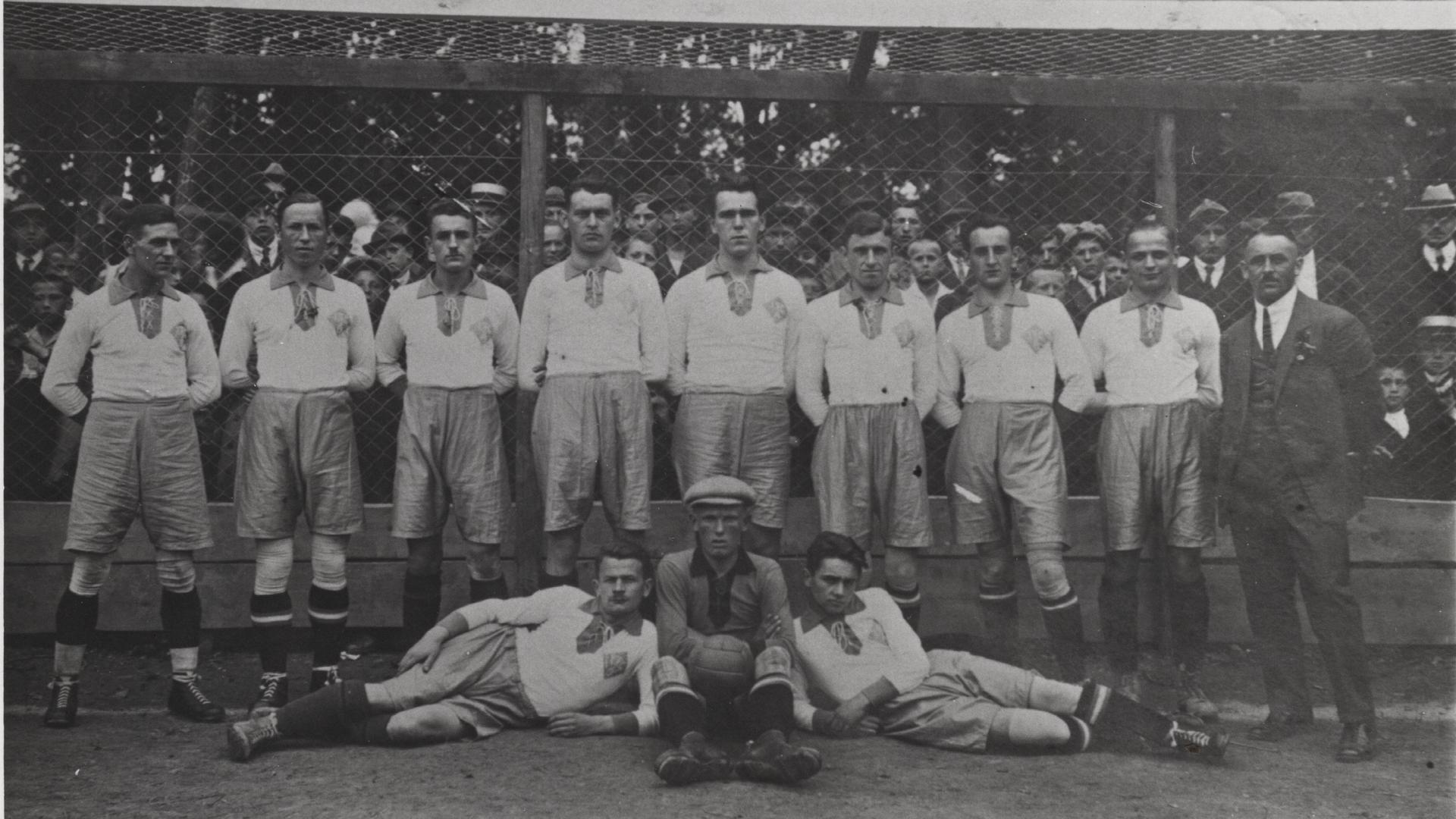 1. Mannschaft des FC Östringen im Gründungsjahr 1922