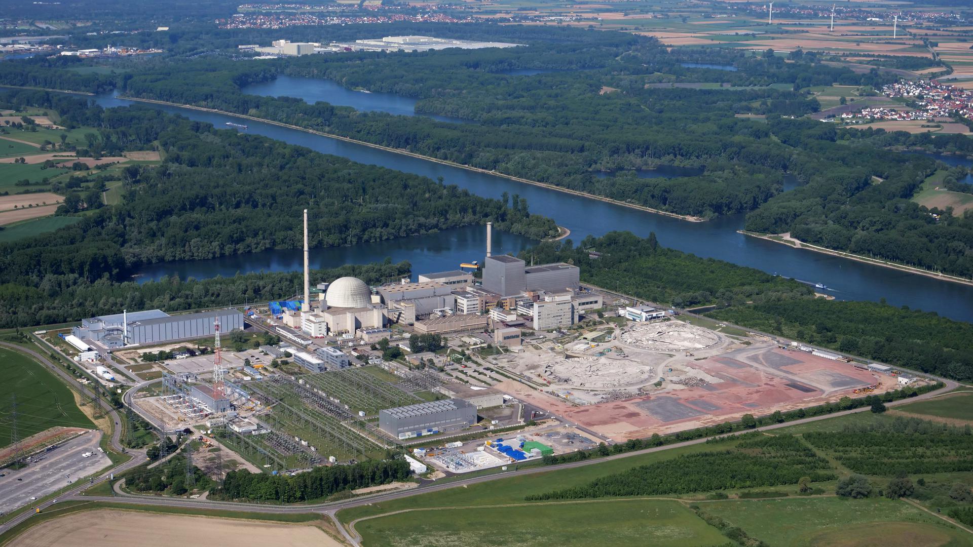 Philippsburg Kernkraftwerk ohne Kuehtuerme
Luftbild vom 16.05.2020
Peter Sandbiller
Luftbruchsal