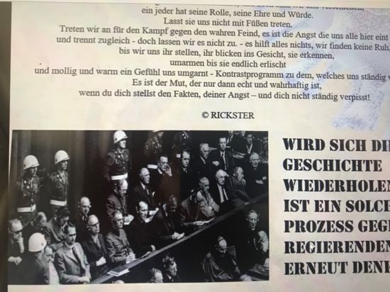 Brief mit Nazivergleichen: Eine Zeitschrift namens „KZZ“ wurde jetzt an mehrere Schulleiter im Raum Bruchsal verschickt. 