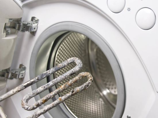 Verkalkte Waschmaschine