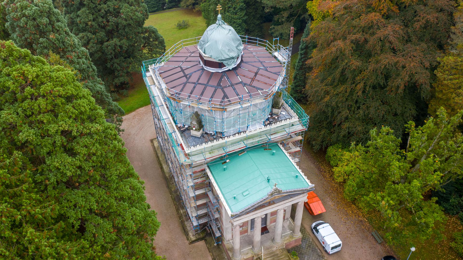 Vor über 100 Jahren hatte die Stourdza-Kapelle in Baden-Baden eine vergoldete Kuppel.