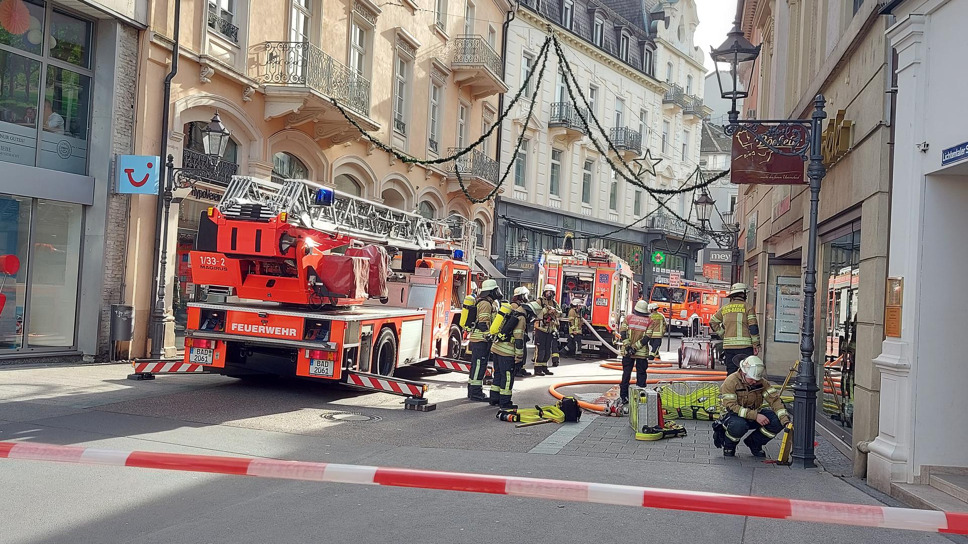 Am Sonntagmittag hat es in der Lichtentaler Straße in Baden-Baden gebrannt.