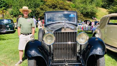 Felix Rominski aus Bruchsal ist mit einem Rolls-Royce 20/25 HP aus dem Jahr 1933 zum Oldtimer-Meeting gekommen. 