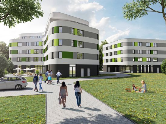 Visualisierung für Projekt Service-Appartements Rheinstraße 195 Baden-Baden