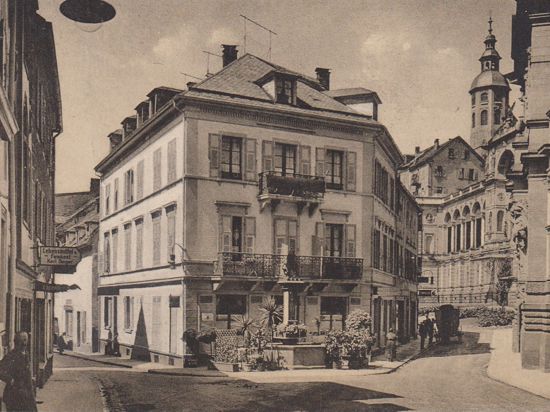 Das historische Leserrätselfoto Römerplatz.