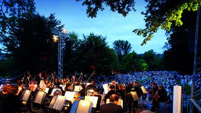 Philharmonische Parknacht mit der Philharmonie Baden-Baden in der Lichtentaler Allee. 